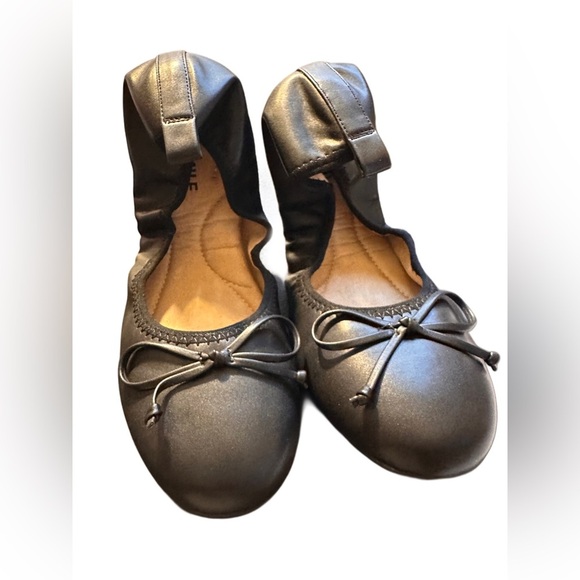 NWB Women’s Foldable Ballet Flats Round Toe Bow Knot Embellishment Size 10 Black - Picture 8 of 9